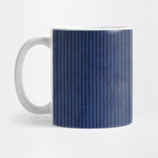 Blue corduroy Mug